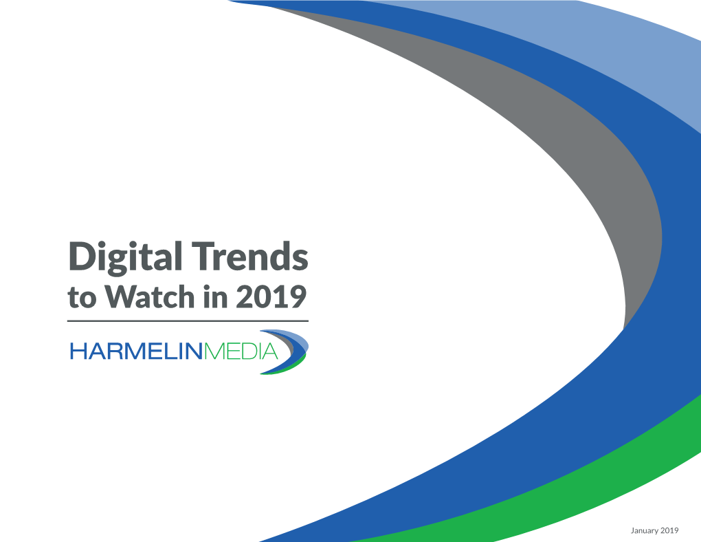 Digital Trends to Watch in 2019