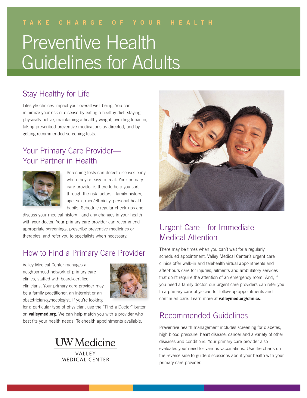 Preventive Health Guidelines for Adults