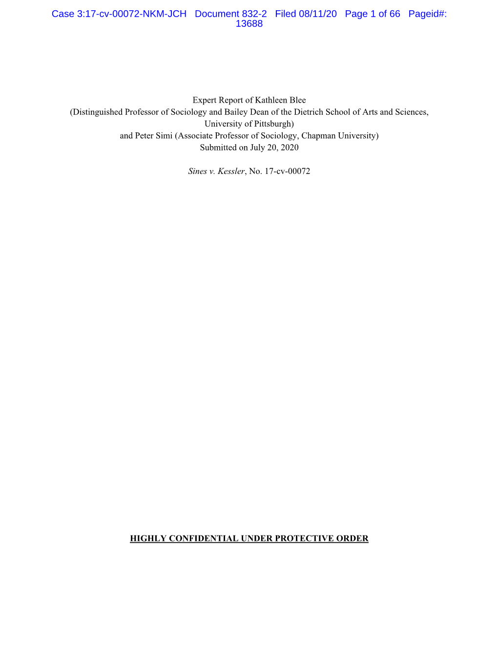 Case 3:17-Cv-00072-NKM-JCH Document 832-2 Filed 08/11/20 Page 1 of 66 Pageid#: 13688