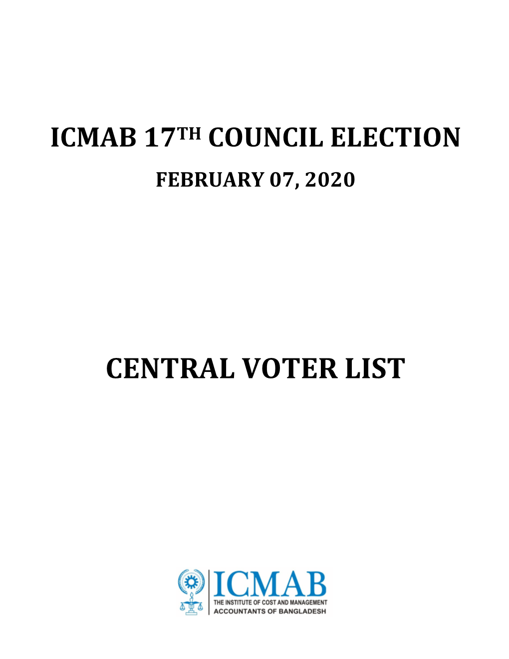 Central Voter List