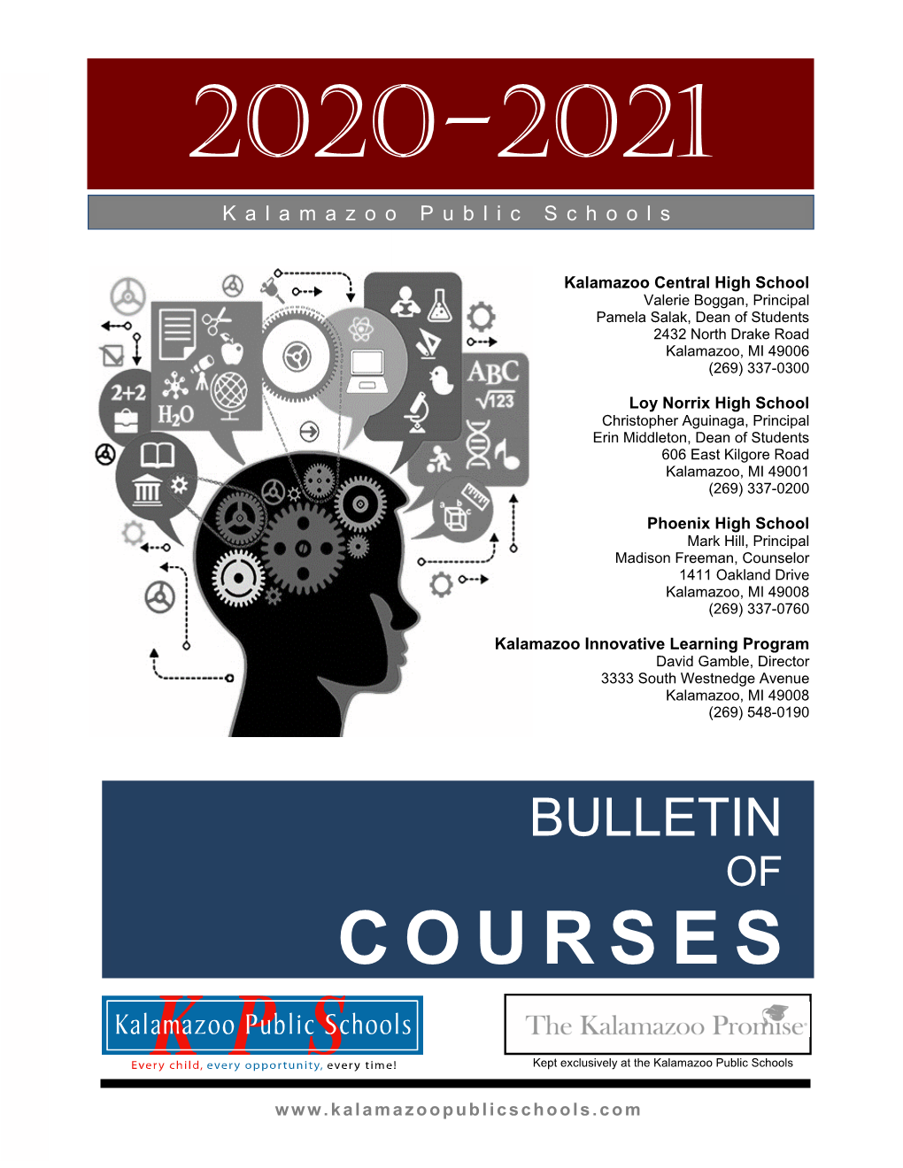 2020-2021 Bulletin of Courses