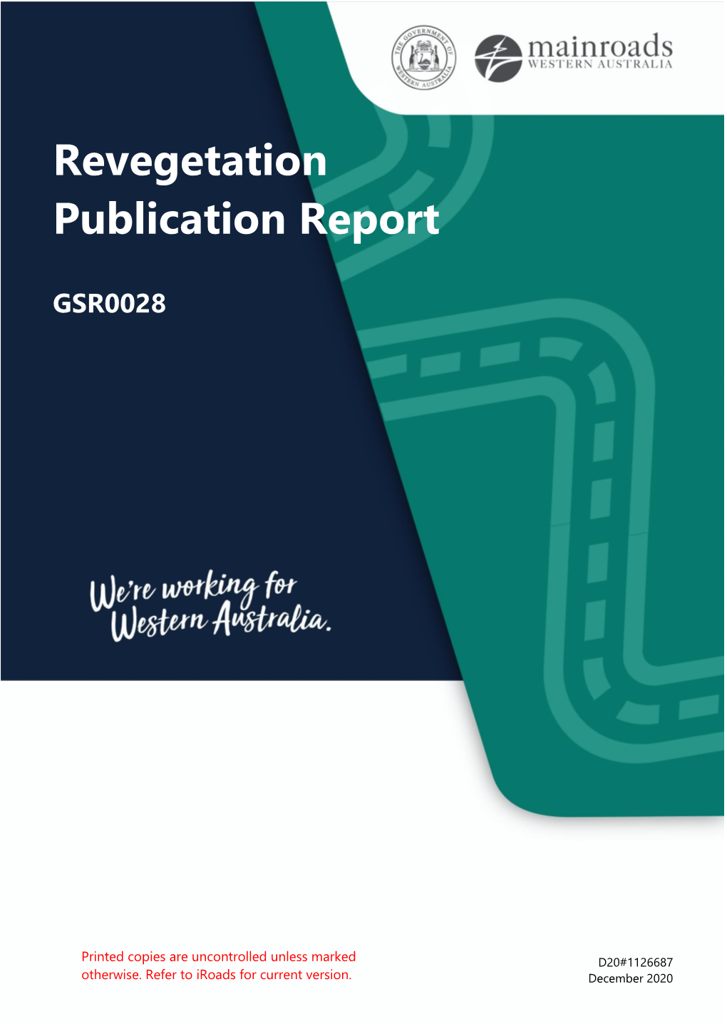 Revegetation Publication Report