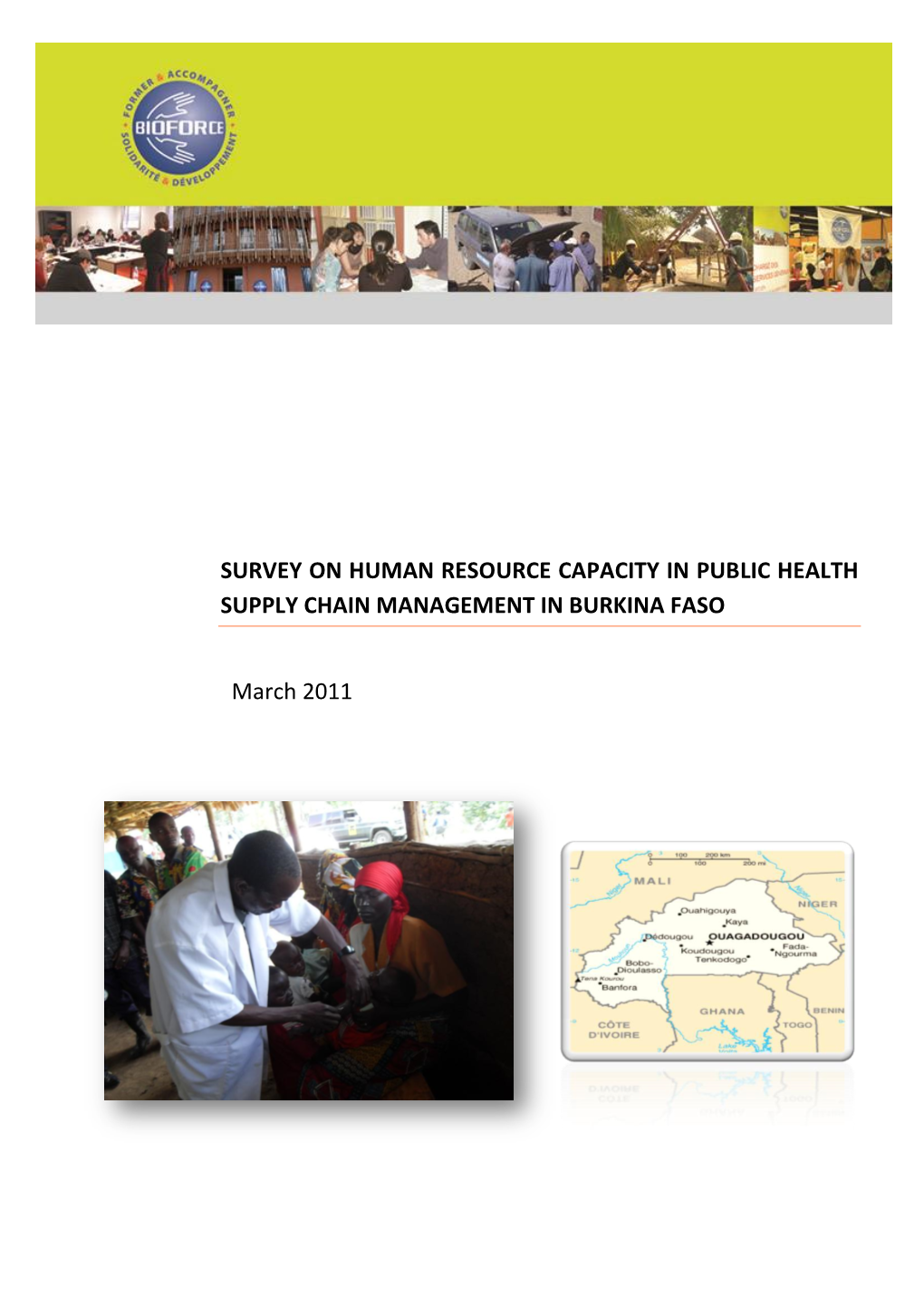Survey on Human Resource Capacity in Public Health Supply Chain Management in Burkina Faso