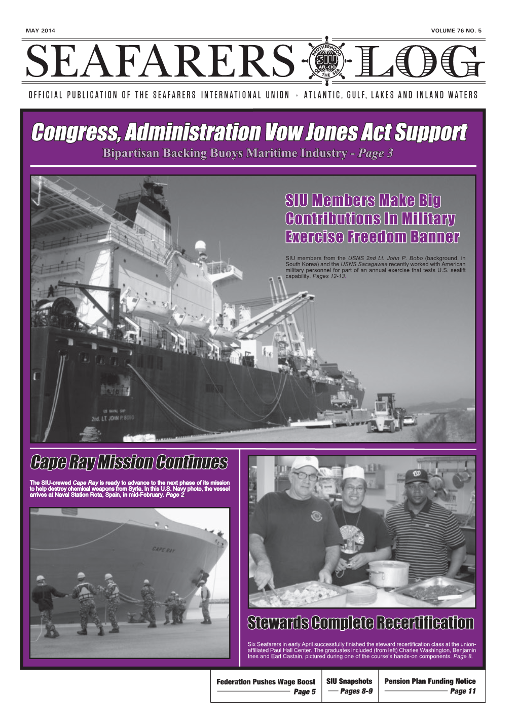 Congress, Administration Vow Jones Act Support Bipartisan Backing Buoys Maritime Industry - Page 3