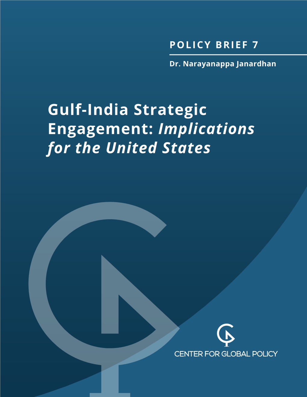 Gulf-India Strategic Engagement