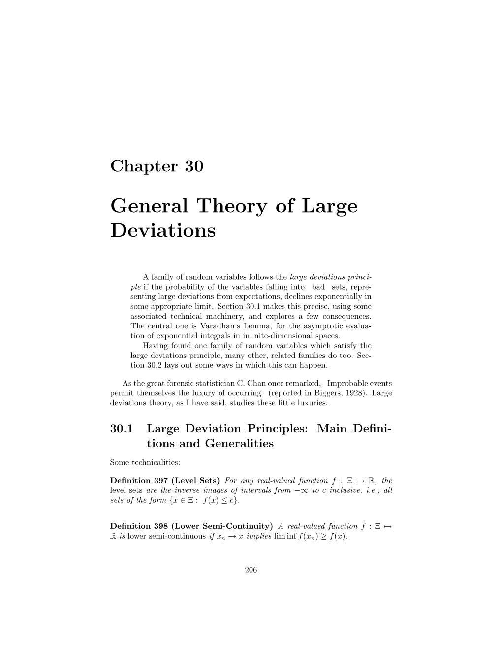 General Theory of Large Deviations