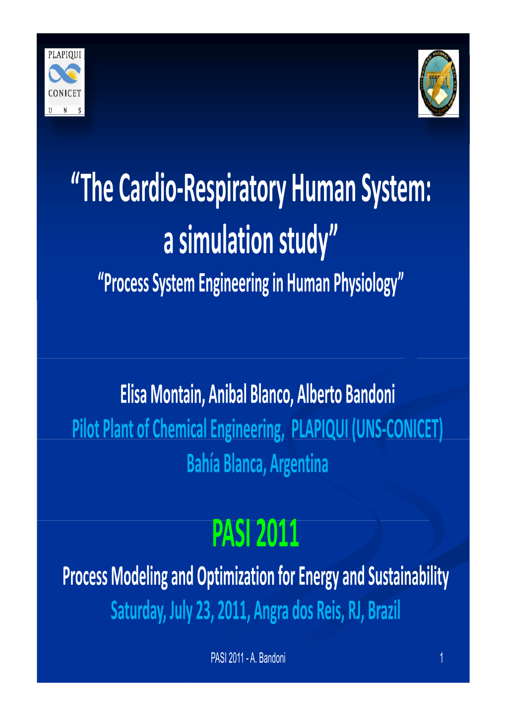 Process System Engineering in Human Physiology