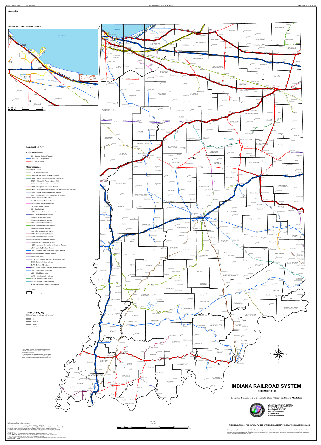 Indiana Railroad System Ns !