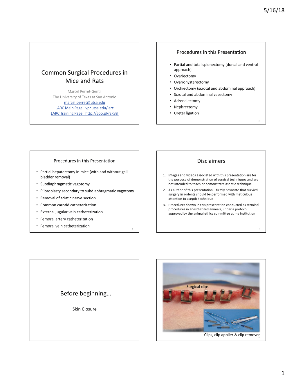 Common Rodent Surgical Procedures in English Updated 5-16-18