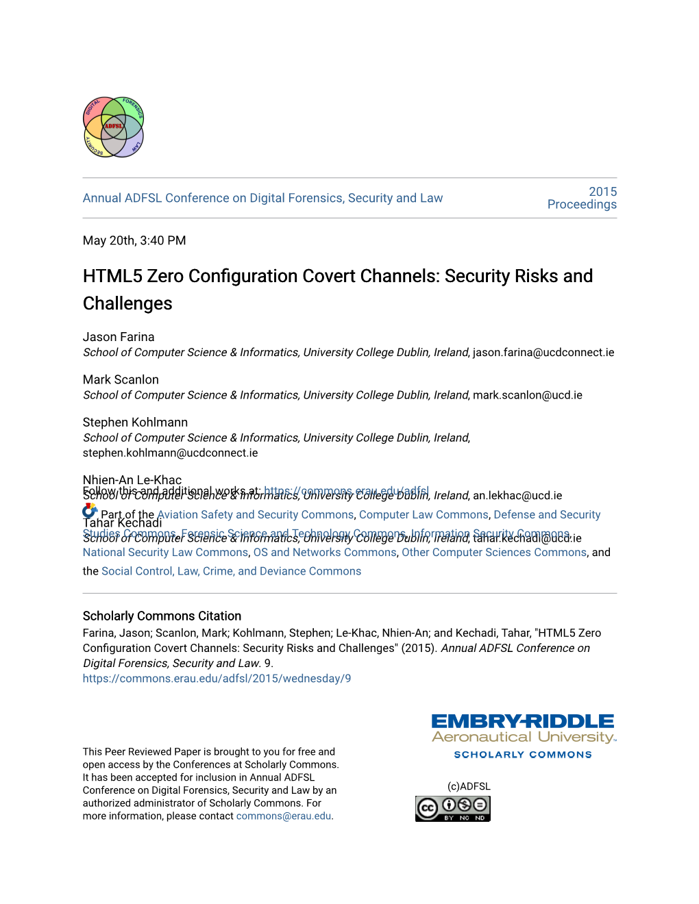 HTML5 Zero Configuration Covert Channels: Security Risks and Challenges