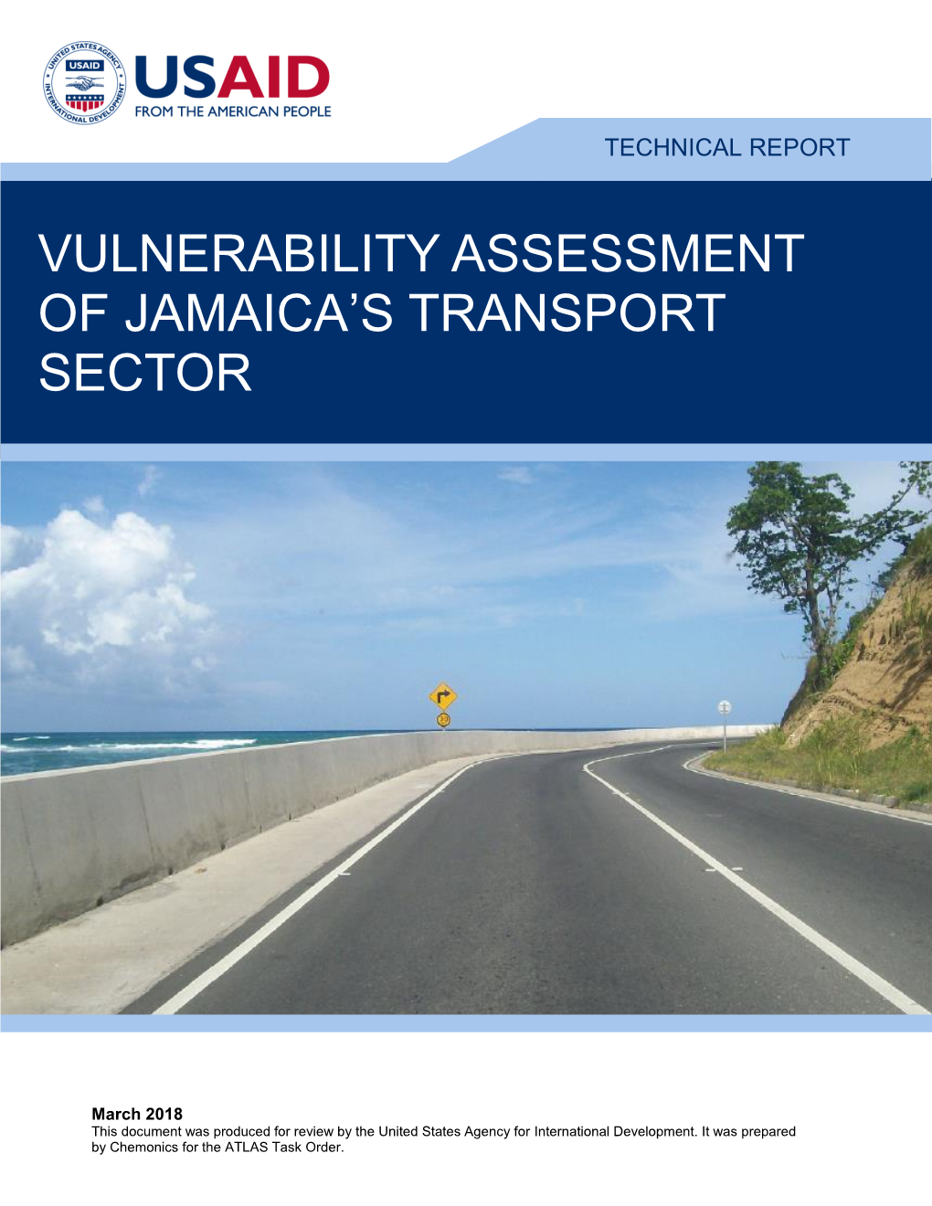 Vulnerability Assessment of Jamaica's Transport Sector