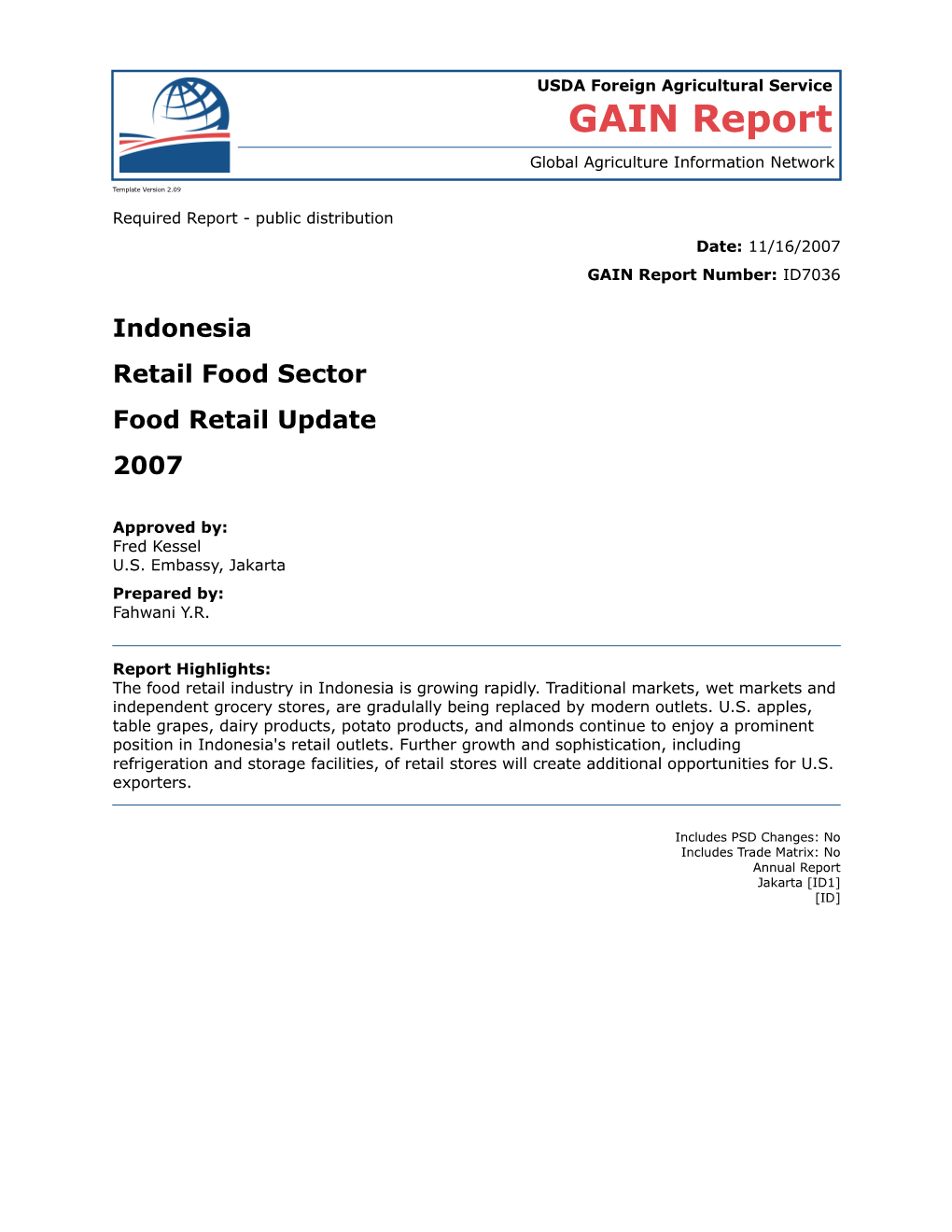 Required Report - Public Distribution s39