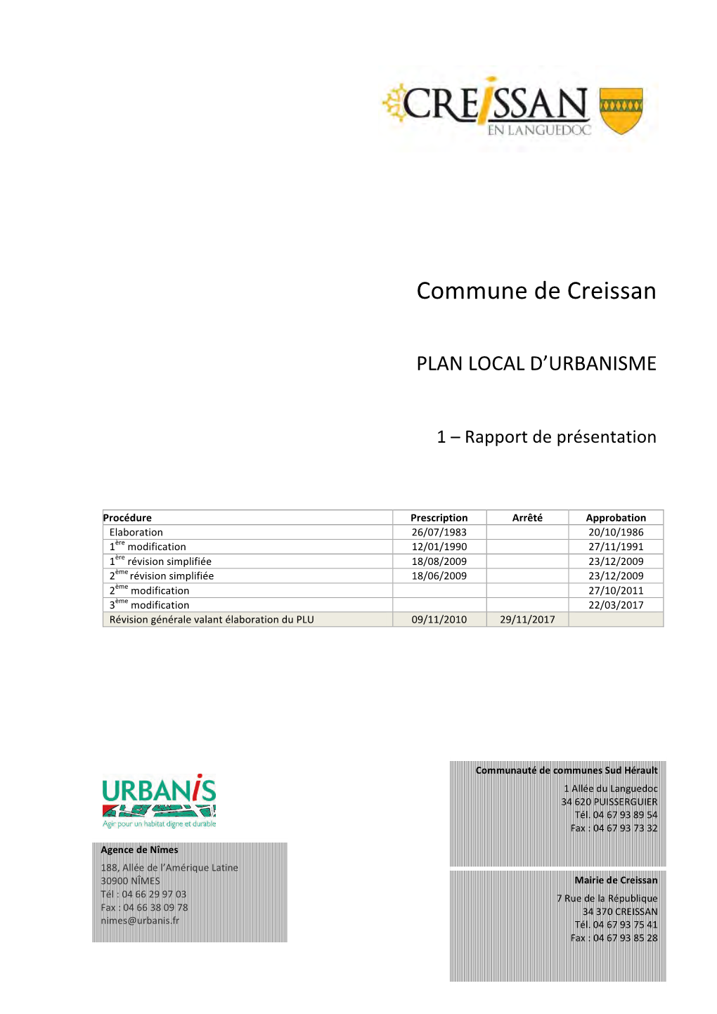 Commune De Creissan