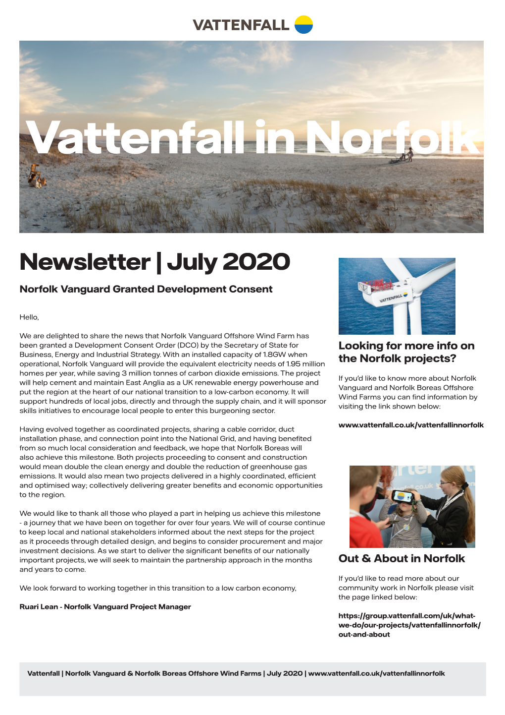 Norfolk Projects Newsletter | July 2020