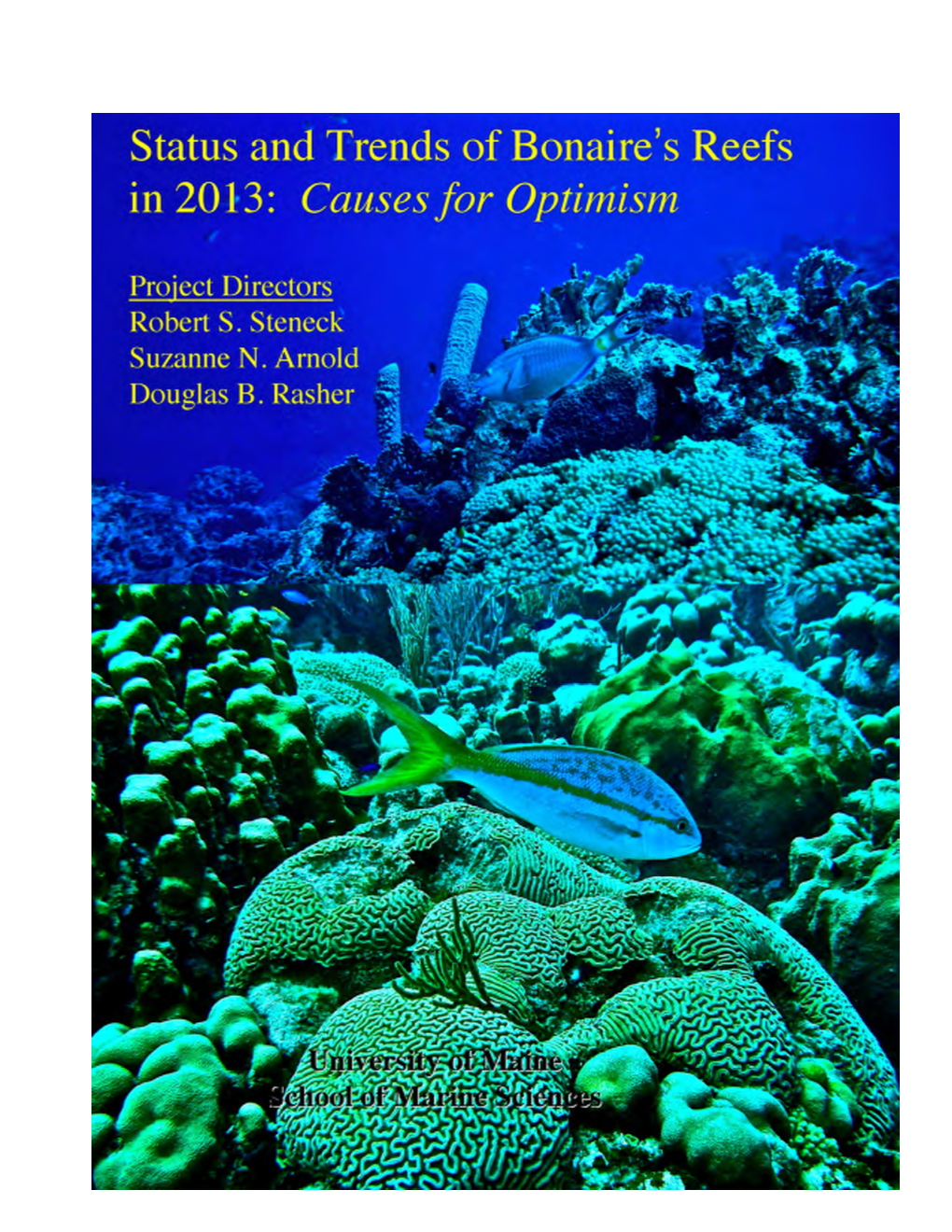 Status and Trends of Bonaire's Reefs in 2013
