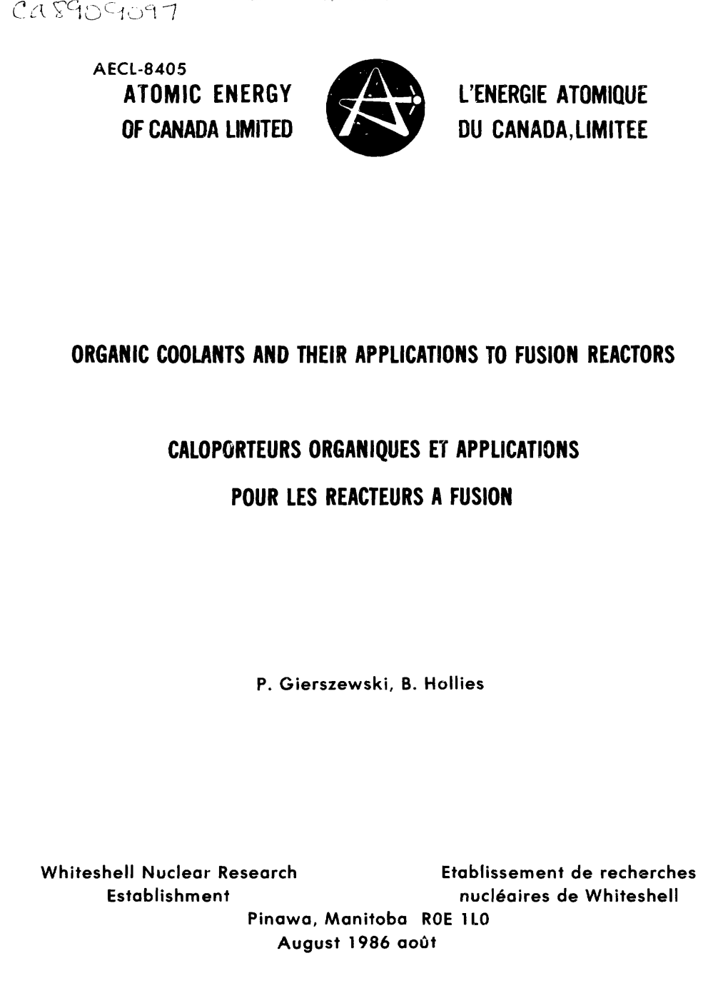 Organic Coolants and Their Applications to Fusion Reactors