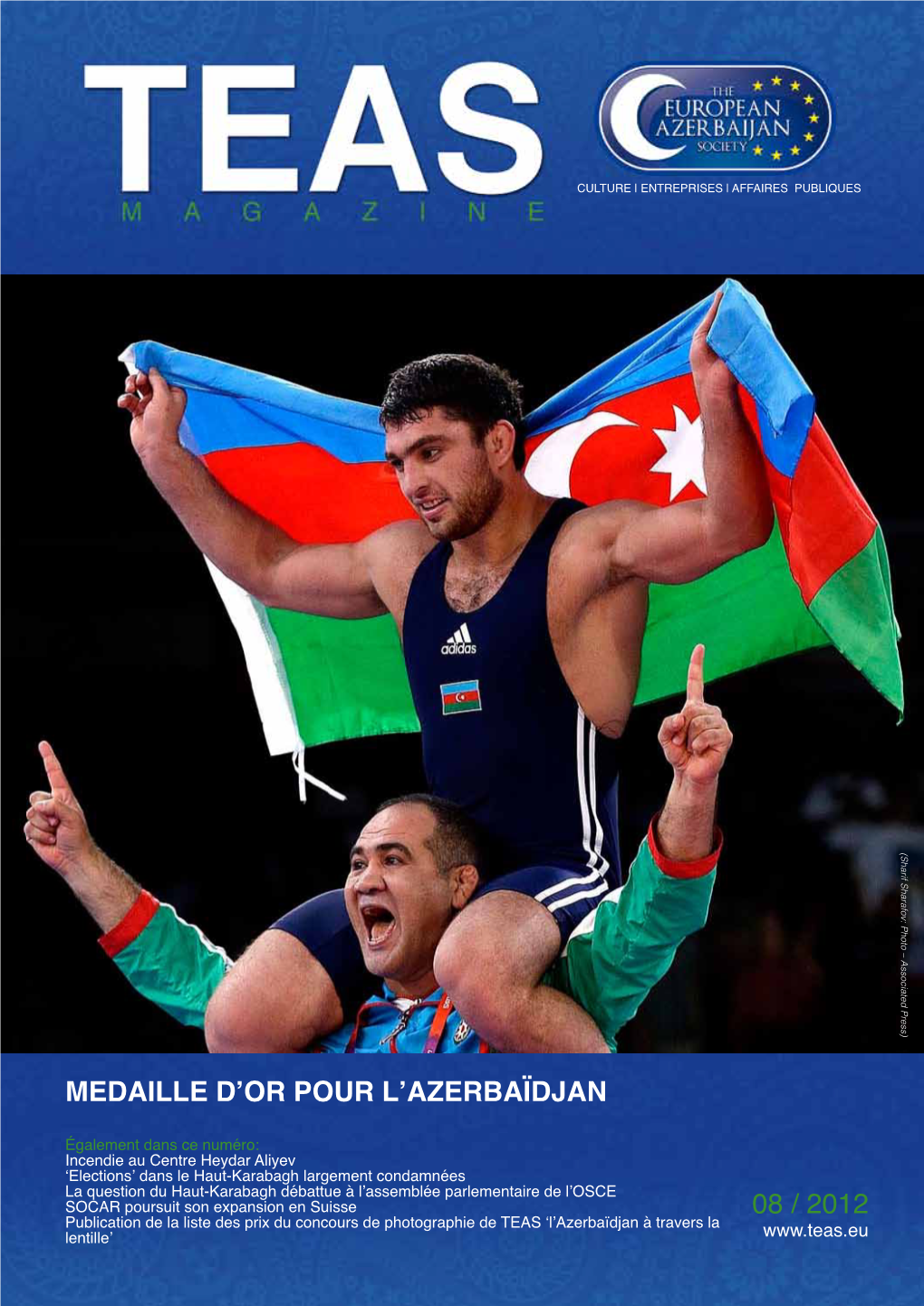 03 / 2012 Medaille D'or Pour L'azerbaïdjan 08 / 2012