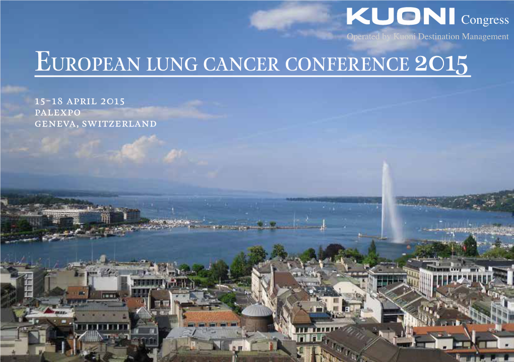 ELCC 2015 in Geneva, Switzerland