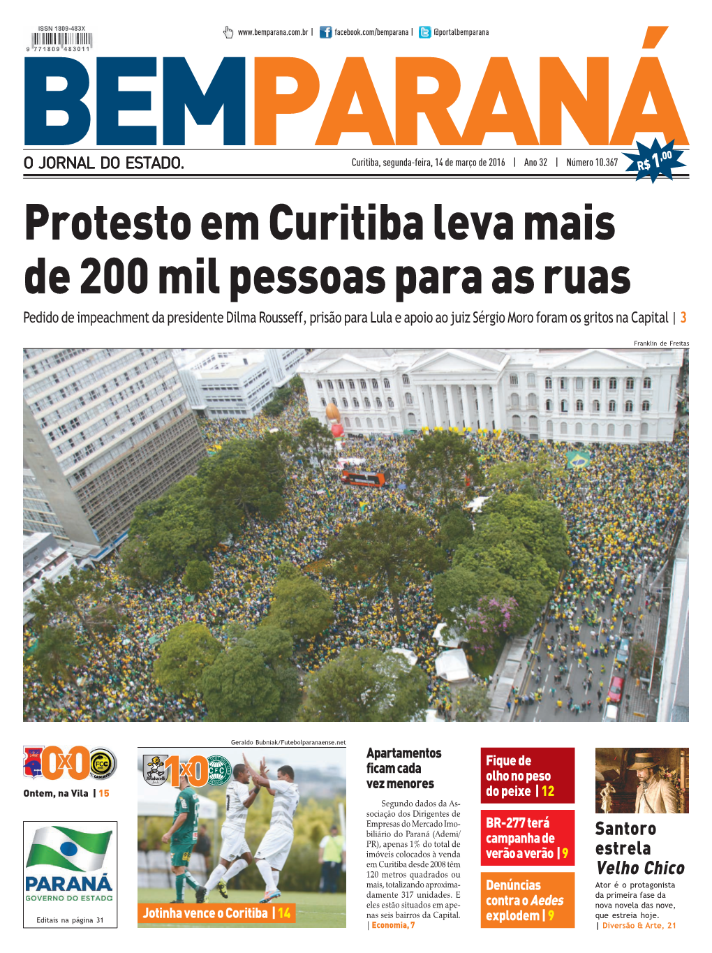 Protesto Em Curitiba Leva Mais De 200 Mil Pessoas Para As Ruas