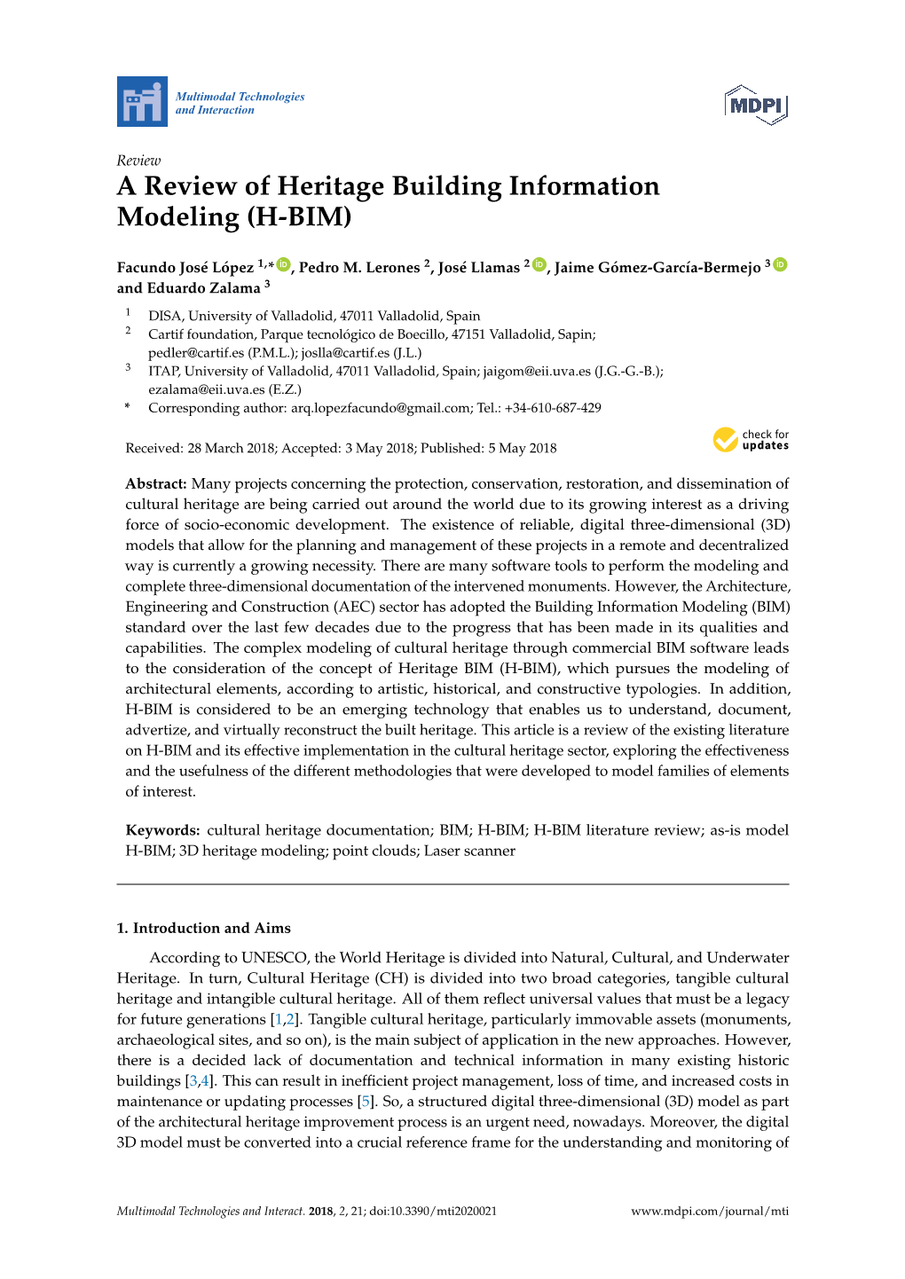 A Review of Heritage Building Information Modeling (H-BIM)