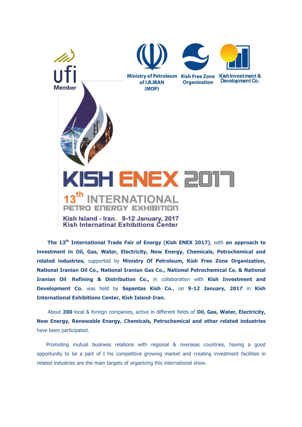 Kish ENEX 2017