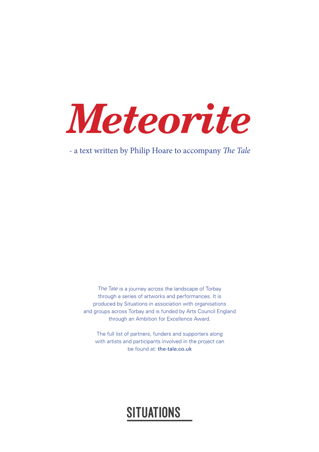 Meteorite by Philip Hoare