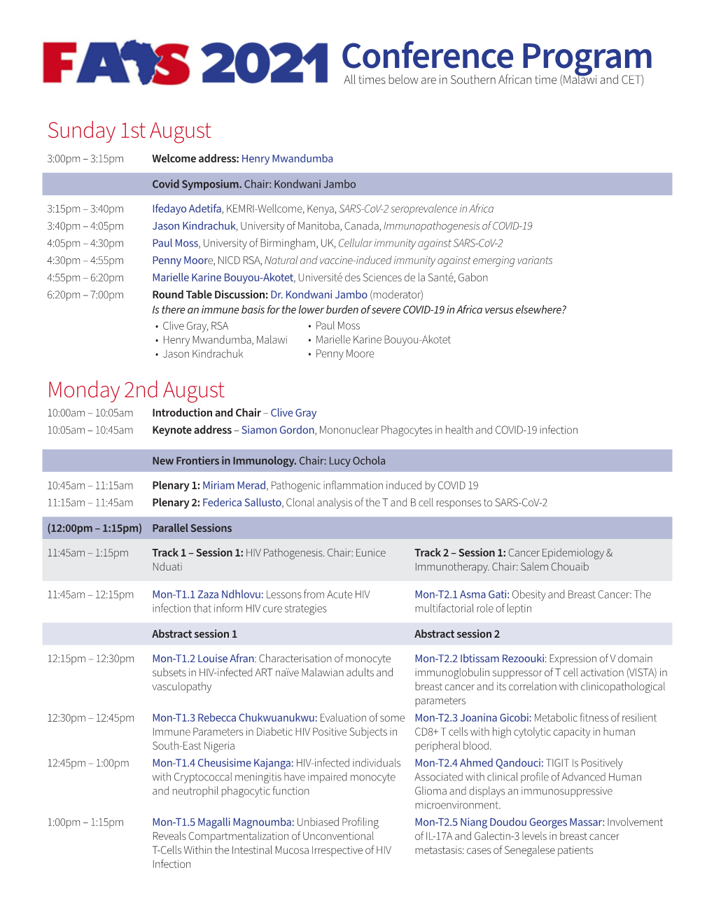 Conference Program