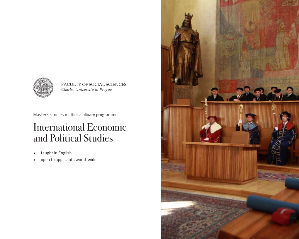 International Economic and Political Studies