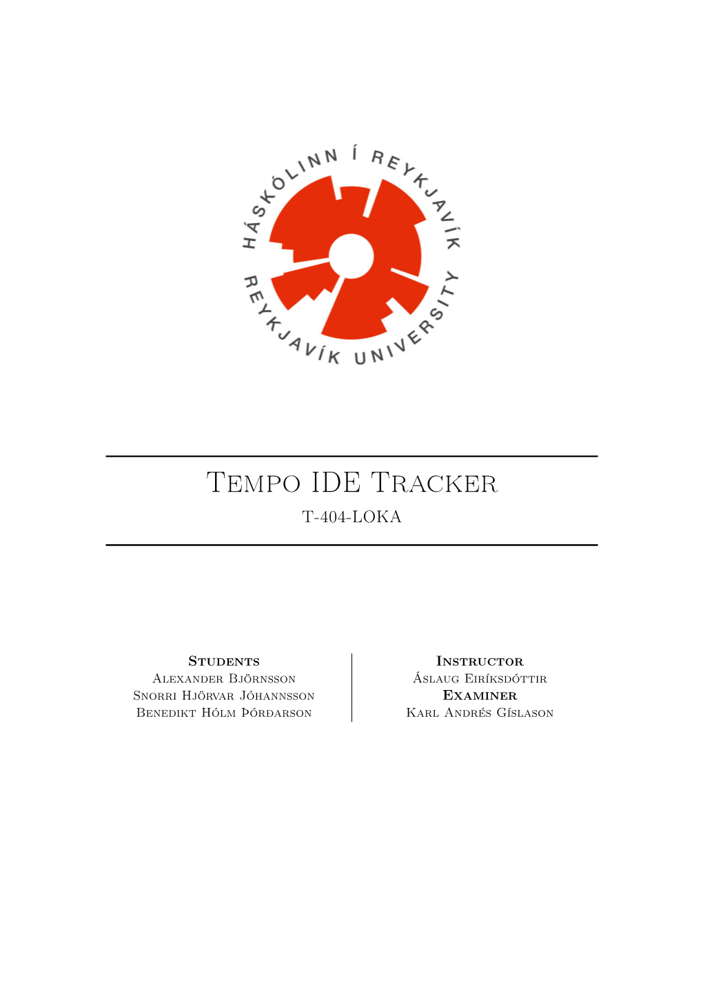 Tempo IDE Tracker T-404-LOKA