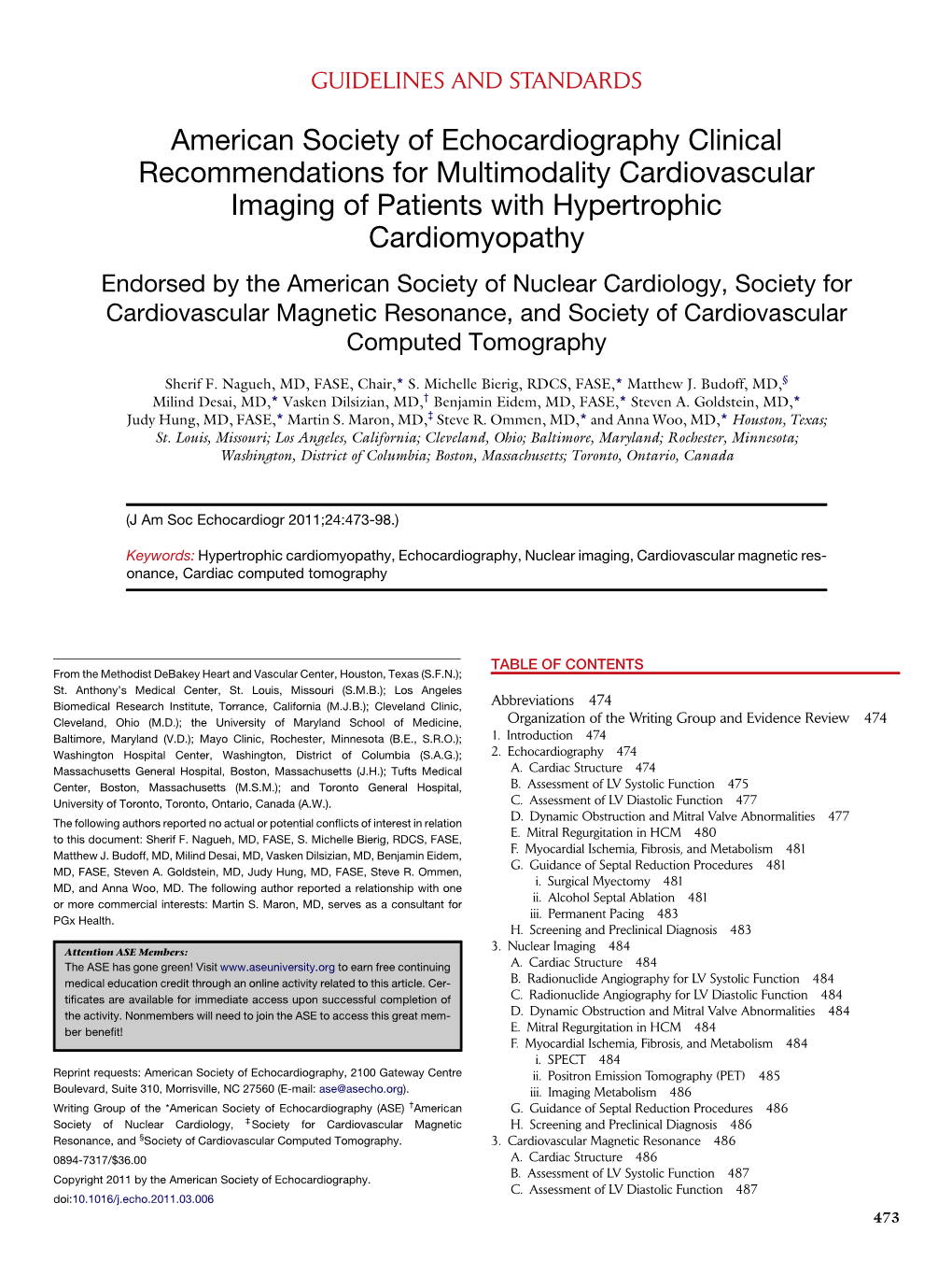 Hypertrophic Cardiomyopathy