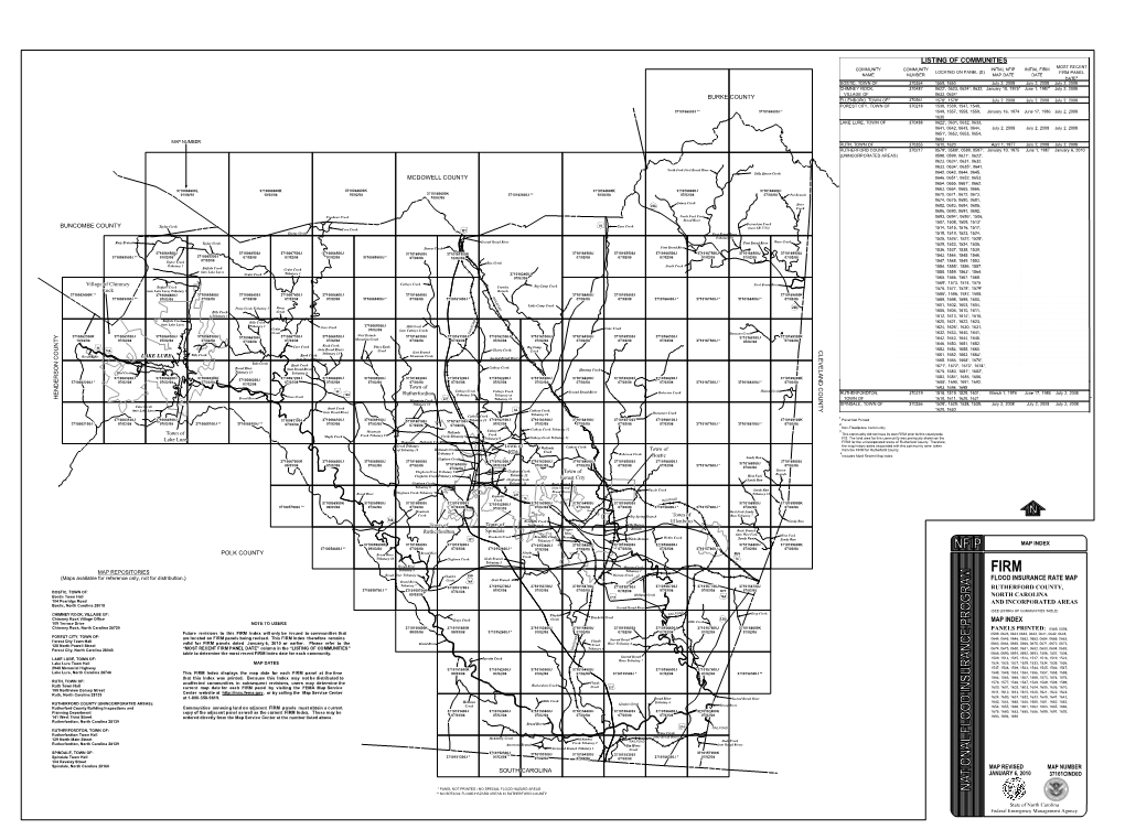 Flood Insurance Rate Map Map Index