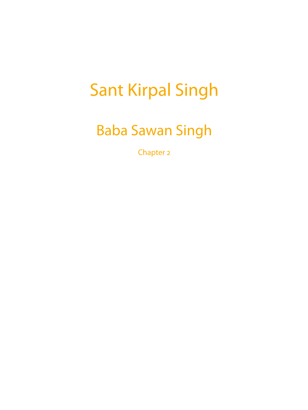 Sant Kirpal Singh