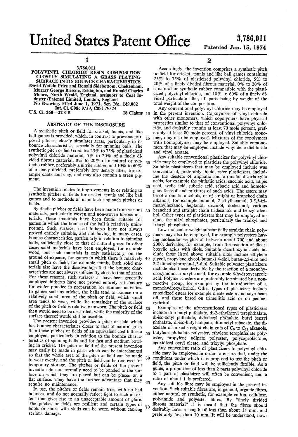 United States Patent 0 Ice Patented Jan