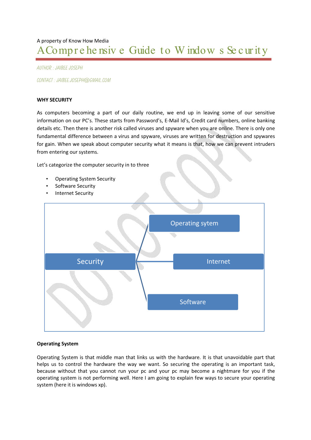 A Comprehensive Guide to Windows Security