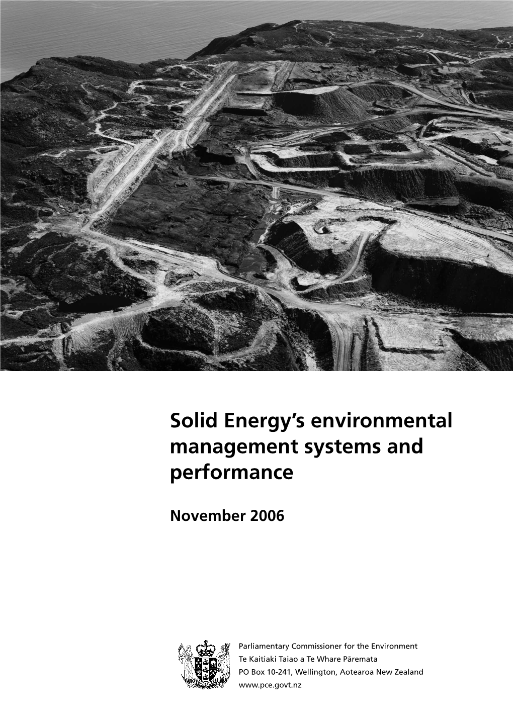 Solid Energy's Environmental Management Systems And