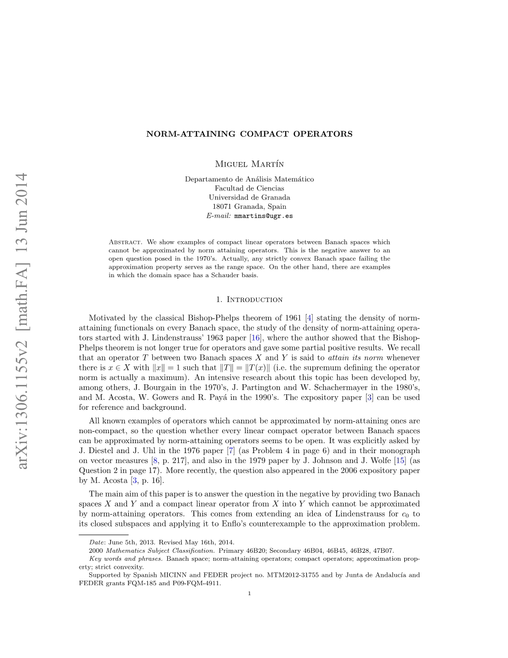 Norm-Attaining Compact Operators