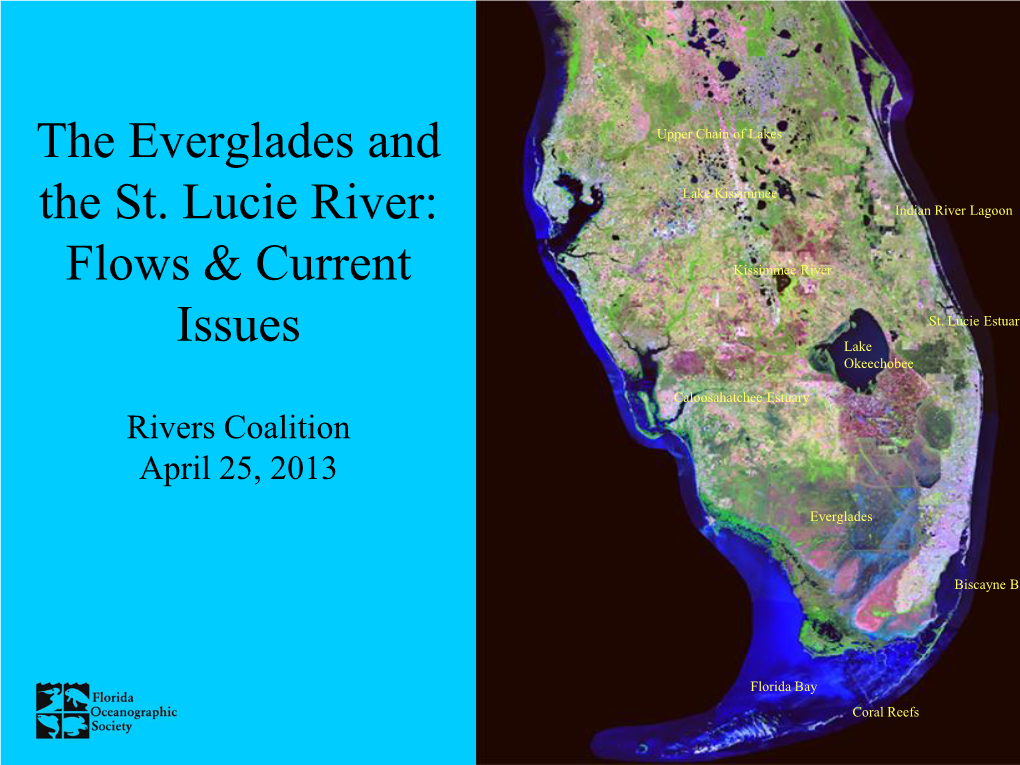 The Everglades & the St. Lucie River