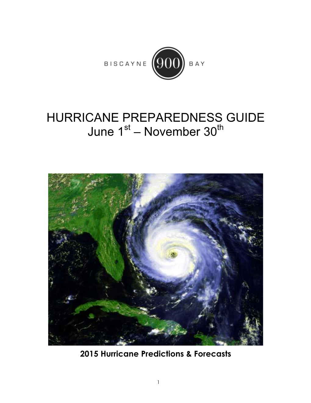 2013 Residents Hurricane Guide