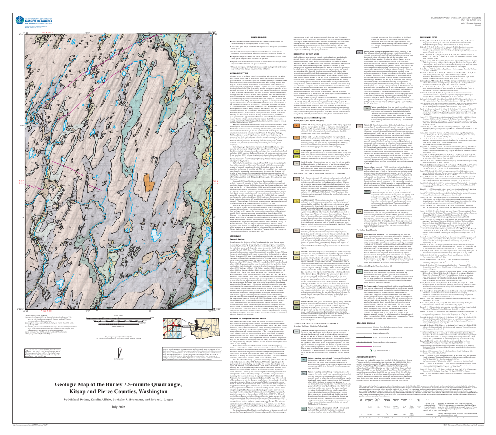 Open File Report 2009-8. Geologic Map of the Burley 7.5-Minute