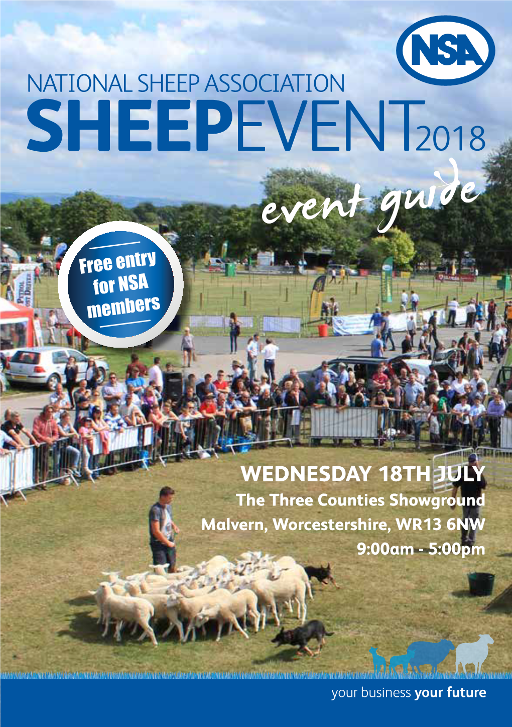 SHEEPEVENT2018 Event Guide Free Entry for NSA Members