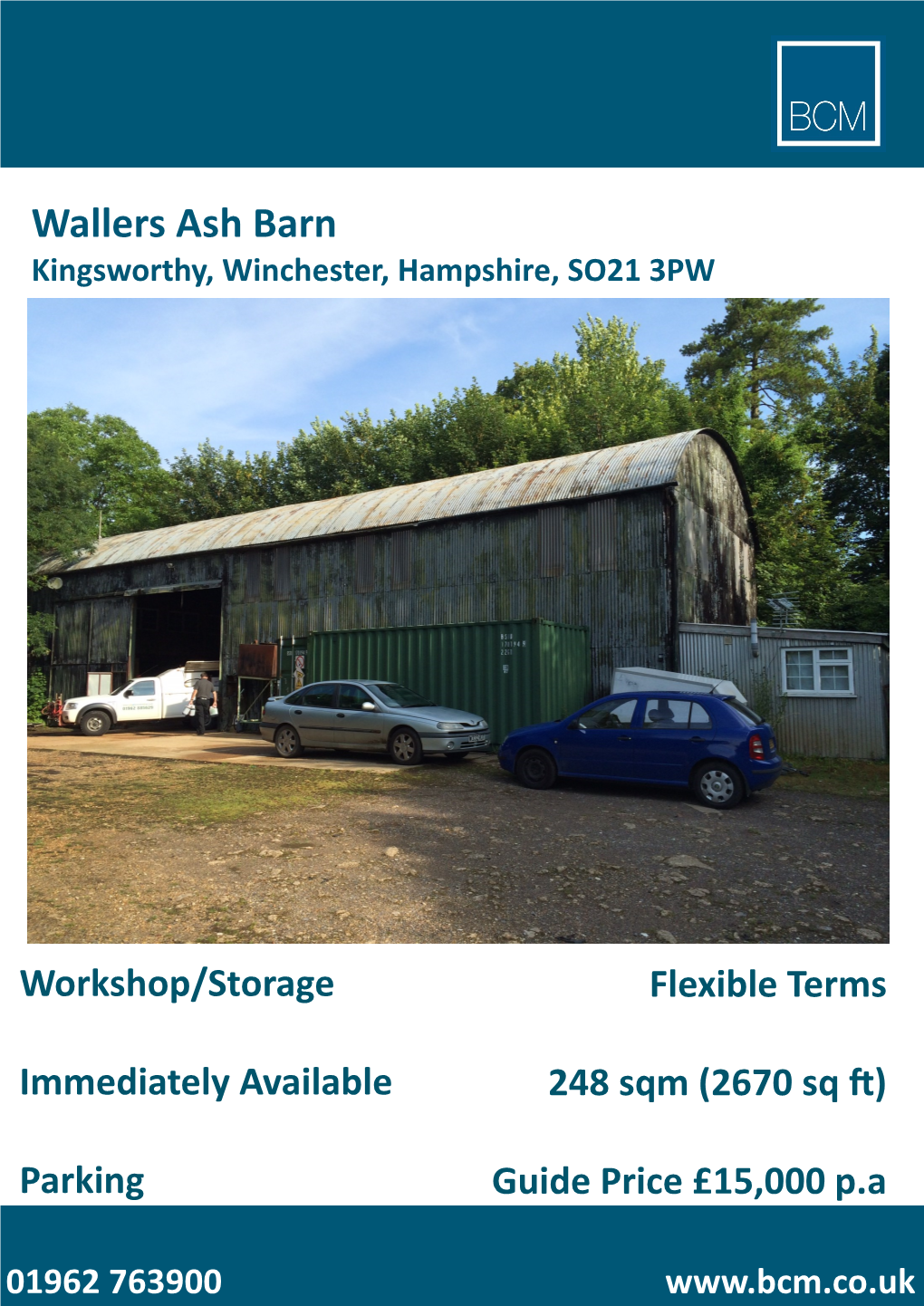 Wallers Ash Barn Kingsworthy, Winchester, Hampshire, SO21 3PW