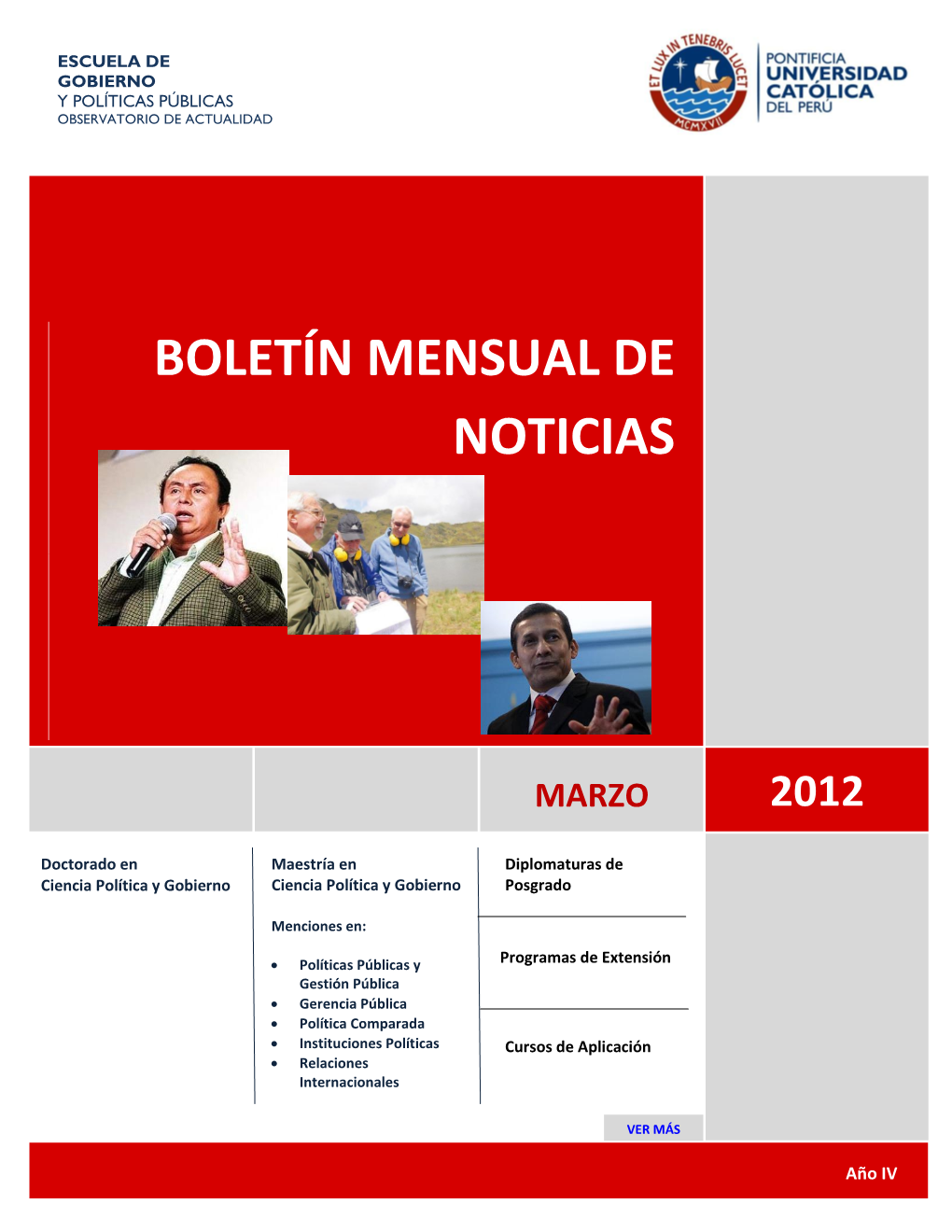 Boletín Mensual De Noticias