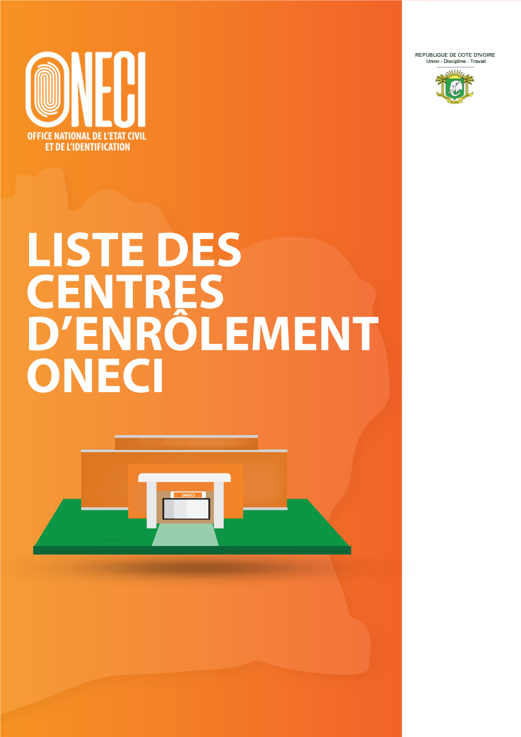 Centres D'enrôlement ONECI