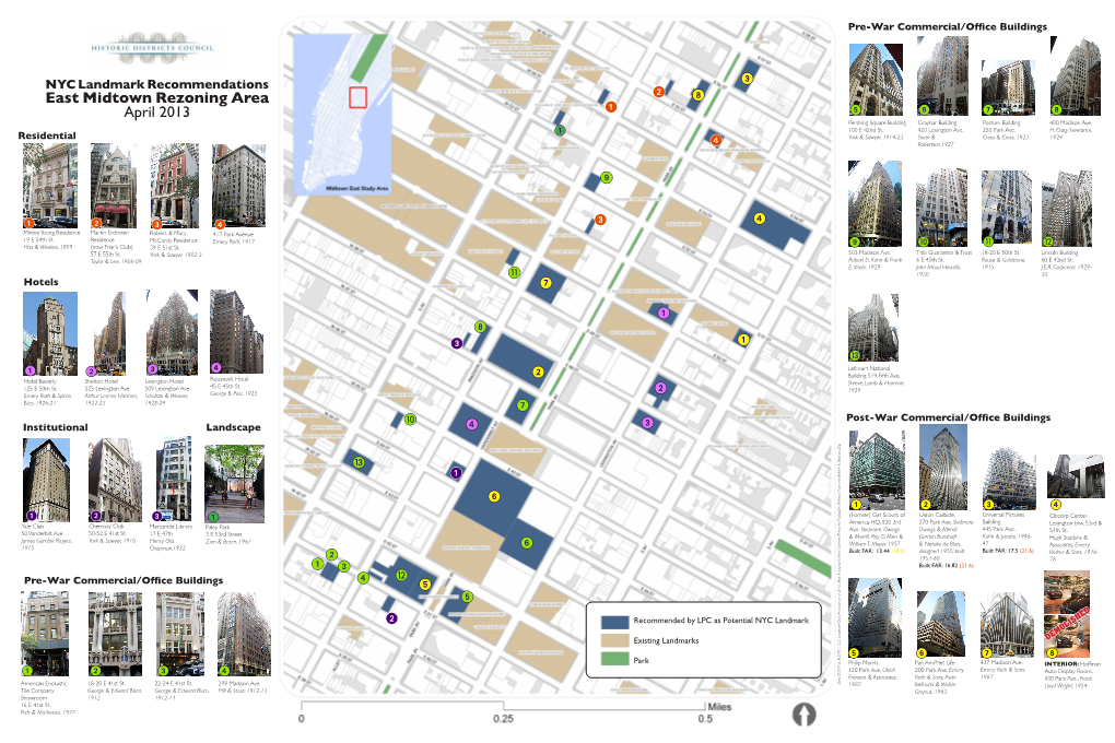 East Midtown Rezoning Area April 2013