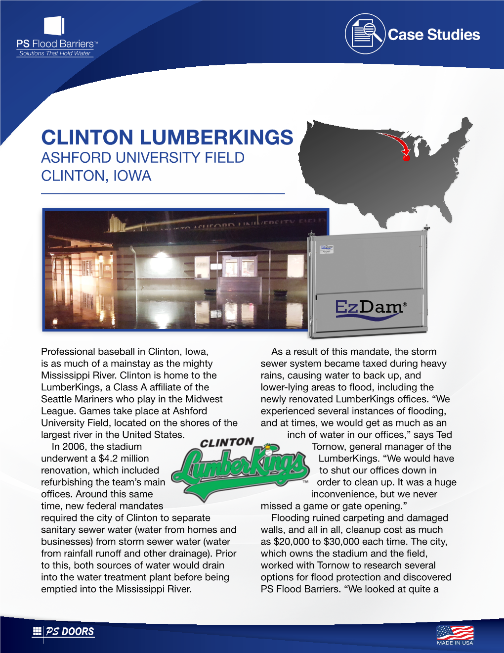 Clinton Lumberkings Ashford University Field Clinton, Iowa