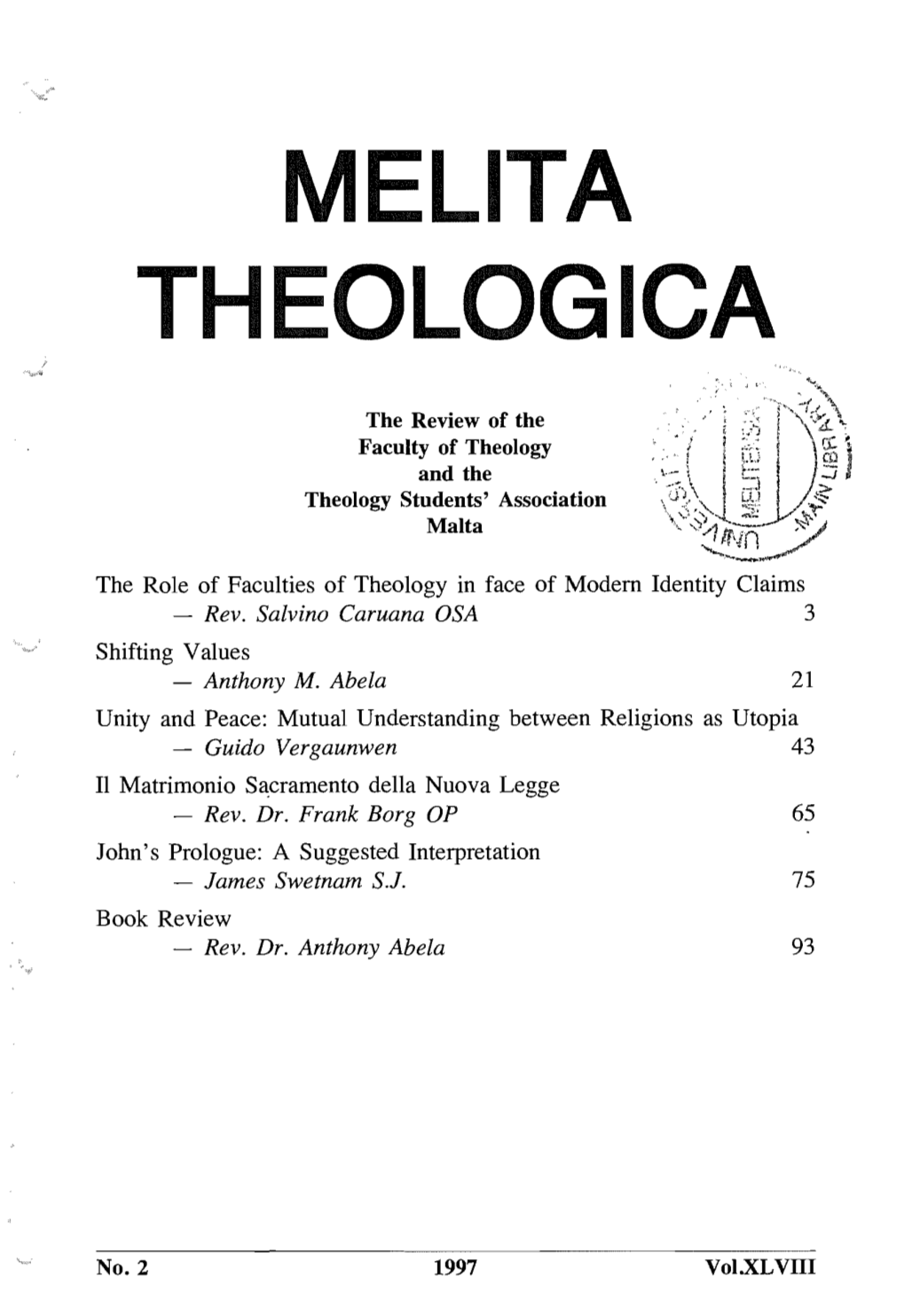 Melita Theologica