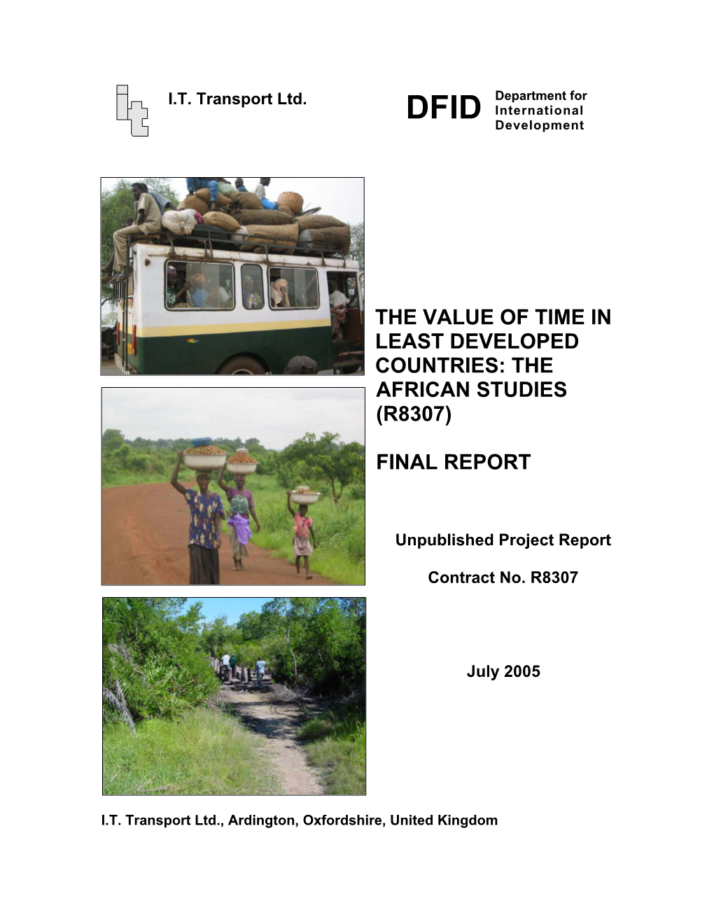 R8307 Final Report Vota July 2005 Final