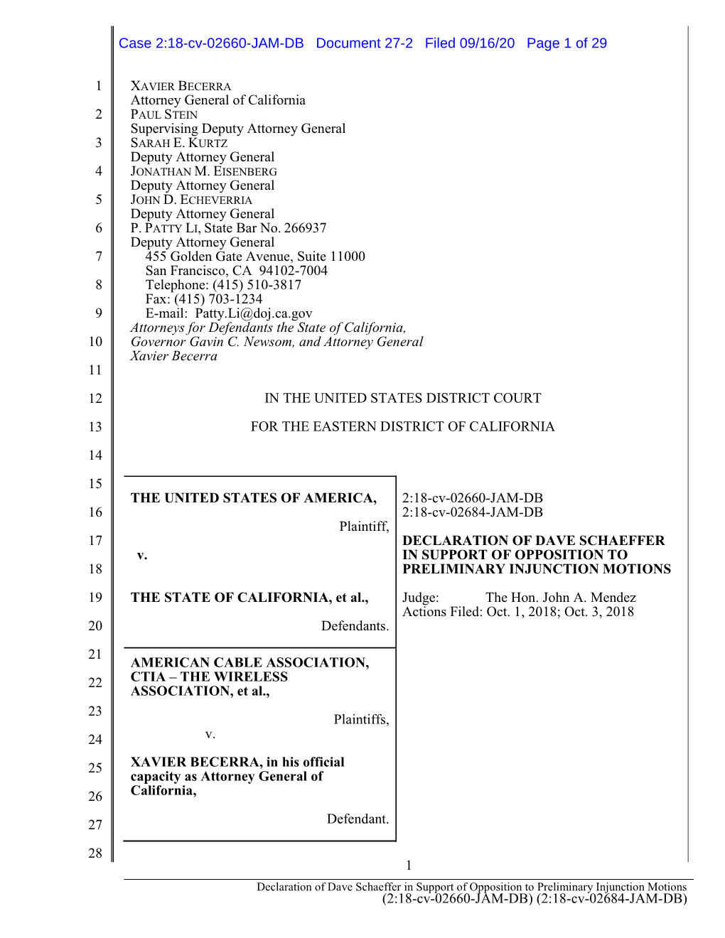 Case 2:18-Cv-02660-JAM-DB Document 27-2 Filed 09/16/20 Page 1 of 29