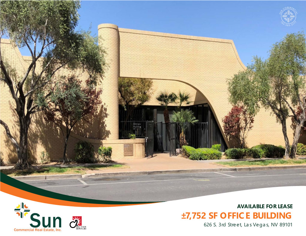 ±7,752 Sf Office Building 626 S