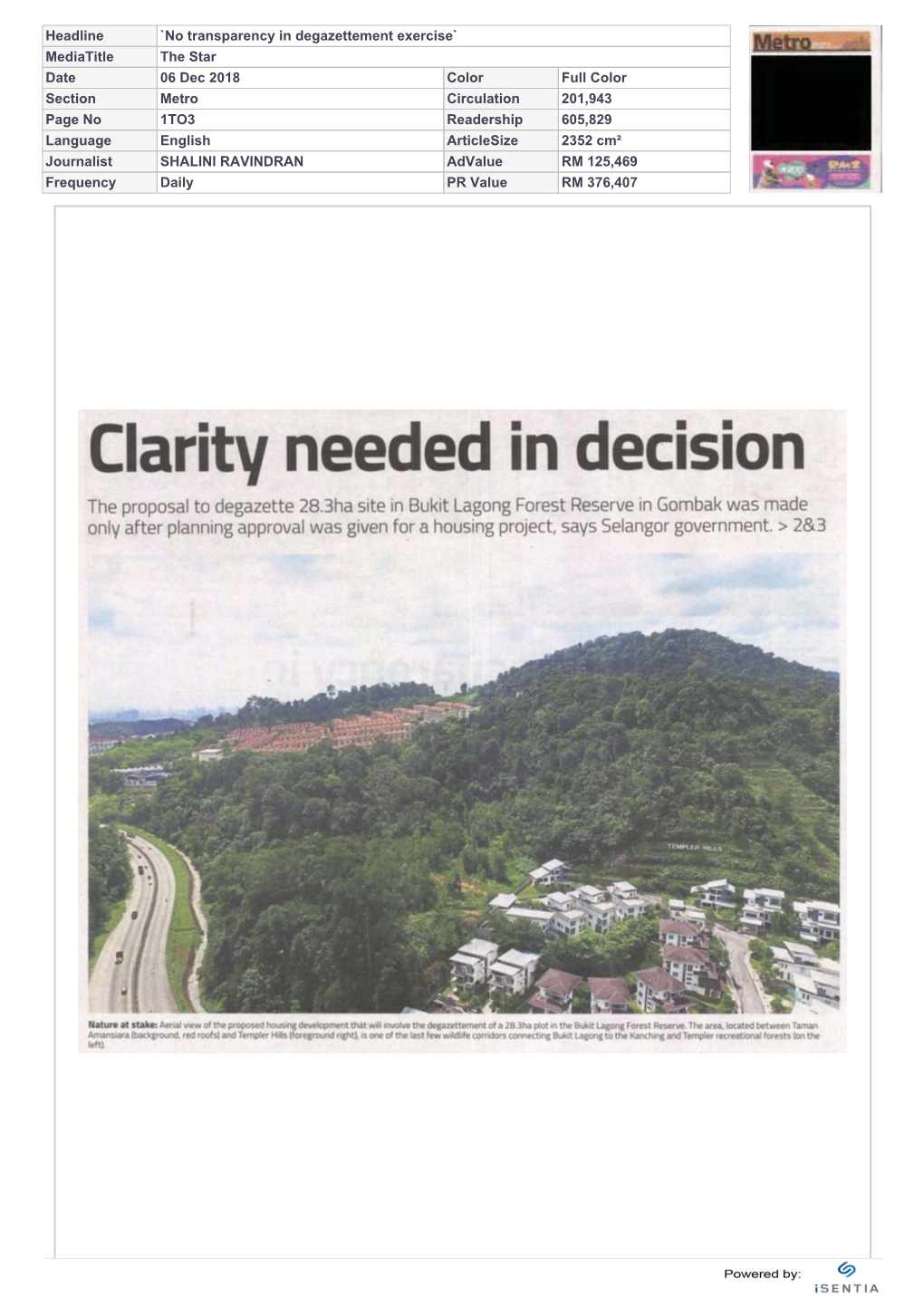 Clarity Needed in Decision